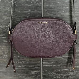 Love & Lore Dark Purple Vegan Leather Bag